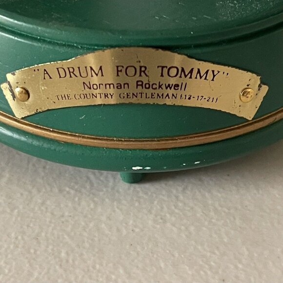 Nutcracker Kurt Adler Norman Rockwell Santa A Drum For Tommy Limited Edition Vtg - Picture 10 of 16